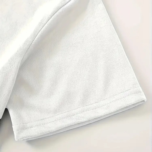 White Dragonfly Print V-Neck Women's Top - Picture 3 of 4